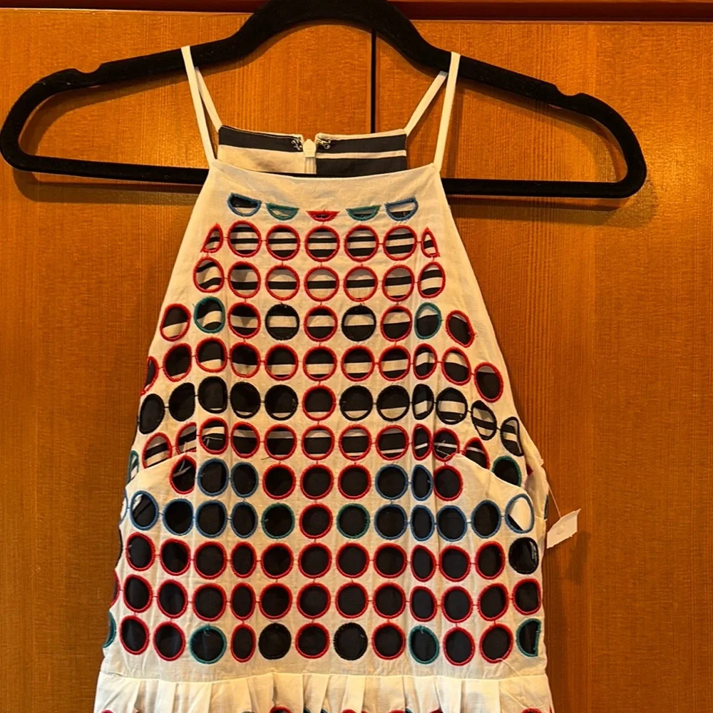 Parker Embroidered Cutout Midi Dress - Picture 2 of 6